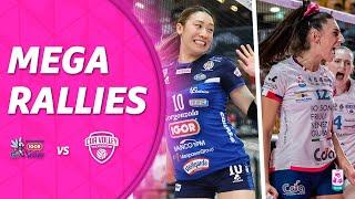 MEGA RALLIES of the match Novara - Talmassons | Lega Volley Femminile 2024/25