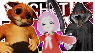 Puss in Boots and DEATH battle in VRCHAT