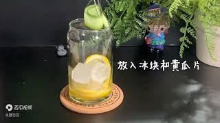 蜂蜜黄瓜柠檬水，坚持喝人变瘦了，皮肤也白白嫩嫩的