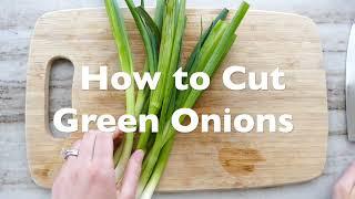 How to Cut Green Onions (Scallions)