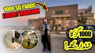 BAHRIA TOWN KARACHI 1000 SQUARE YARDS VILLA INSIDE TOUR