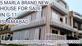 5Marla Brand New House For Sale In G-11 Islamabad. Property. 5مرلہ خوبصورت گھربرائے فروخت.اسلام آباد