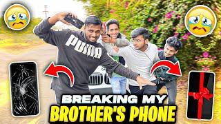 Breaking My Brothers Phone  & Gifting New One + 9RT 47000 Rs Phone  - Garena Free Fire