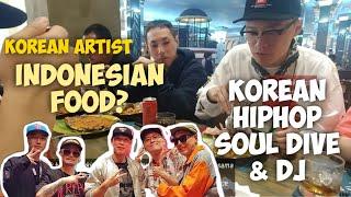 Korean HipHop artists eat Indonesian food. 소울다이브 인니 음식 체험