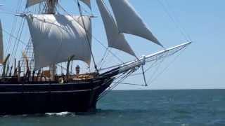 CHARLES W MORGAN  on 1st Sail in 90 years - June 7, 2014