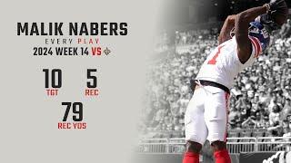 Malik Nabers Week 14 Replay: Every Target and Catch vs New Orleans Saints