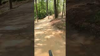 Feeling the flow on the jump trails at #ridekanuga #mtb #gromsquad #kidsonbikes