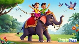 Haathi Raja Bade Mazedaar | Fun Elephant Song for Kids | Hindi Nursery Rhymes for Kids