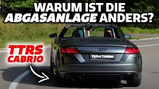 Warum ist sie ANDERS? Audi TTRS CABRIO ECE Abgasanlage - Legal in der SCHWEIZ