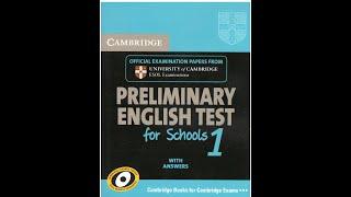 PET 1 Test 1 - Preliminary English Test for Schools 1 (Listening)