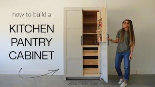 How to Build a Kitchen Pantry Cabinet | Larder Cupboard