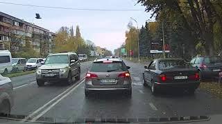 WV Passat vs BMV 7 Moment before