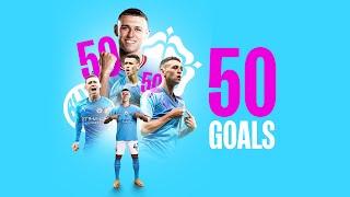 50 PHIL FODEN GOALS! | Watch the first 50 goals of Phil Foden's Man City career!