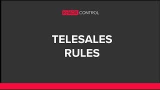 Khaos Control Training Webinar - Telesales Rules