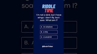 Can You Solve This? Not a Bird, But I Have Wings!  | BrainTicker #shorts #quiz