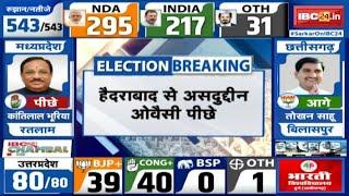 Loksabha Election Result 2024 Live: Hyderabad से Asaduddin Owaisi पीछे