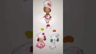 Sweet #doll #minidoll #homedecor #handmade #dollhandmade #handmadedoll #dollEtsy