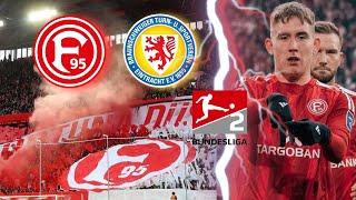 DÜSSELDORF VS BRAUNSCHWEIG HIGHLIGHTS | 3 TORE IN 11 MINUTEN! | 2. BUNDESLIGA STADIONVLOG ️