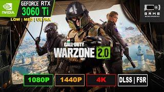 COD WARZONE 2 | 3700x RTX 3060 Ti | 1080P | 1440P | 4K | DLSS | FSR | Benchmark