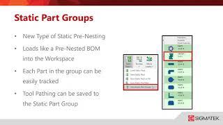 Webinar - New Features Highlight in SigmaNEST Version 20