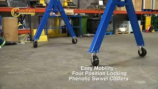 FHS Fixed Steel Gantry Cranes - Gold Key Equipment