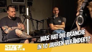 Veranstaltungstechnik in den letzten 10 Jahren | stage talk Podcast mit Ju & Fisch von Huss