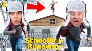 SHE JUMPED OFF THE ROOF! Schoolboy Runaway: Roof Escape (Part 3)