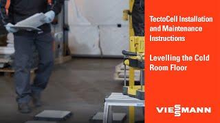 Levelling TectoCell Cold Room Floor Elements | Viessmann Clean & Cold Solutions