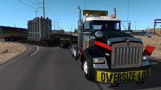 Kenworth T800 8x4 Day Cab | Transportando Transformador 55 Toneladas | Sobrepeso y Sobredimensiones