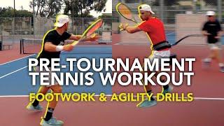 Pro Tennis Workout & Hitting Session | Footwork, Timing, and Serve Practice with Karue Sell