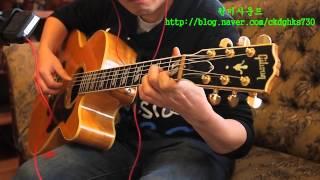 97 Gibson EC 30 BKE Factory finger,깁슨EC30BKE핑거링/원미사운드