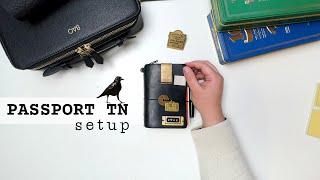 2022 Traveler's Notebook Passport Setup: Monthly, Weekly and More | #travelersnotebook