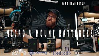 Micro V Mount Batteries Overview | Anton Bauer, GENTREE, BeBob, CoreSWX