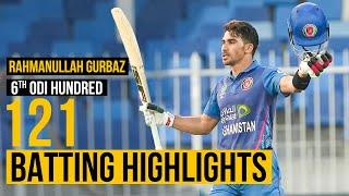 RAHMANULLAH GURBAZ BATTING HIGHLIGHTS | 1ST ODI | Ireland Tour of Afghanistan 2024 | ACB