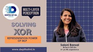 Multi-Layer Perceptrons| Part3 | XOR using MLP & Power of MLP | Saloni (MTech IISc)