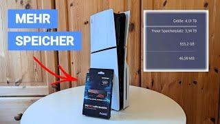 PlayStation 5 Slim Speicher Erweitern | Samsung 990 Pro 4TB mit Heatsink + Thema: Firmware Update?