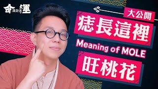 痣謠言破解！長這邊意義不得了【面相學】Mole On Face Can Tell A Lot ∣ 【命運設計系#10】命理大師 簡少年