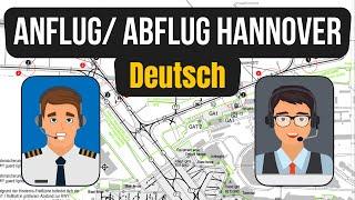 VFR Sprechfunk: Hannover EDDV auf Deutsch (BZF 2)