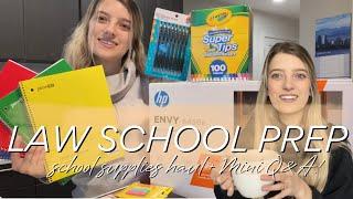 PREPARING FOR MY 3RD YEAR OF LAW SCHOOL | SCHOOL SUPPLIES HAUL & ONLINE LAW SCHOOL Q&A | NWCU LAW