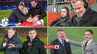 Jamie Carragher vs Gary Neville | The Liverpool vs Man Utd rivalry of Sky Sports! 