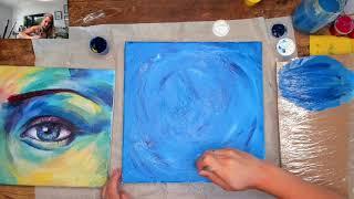 Lily Brannon "Colours Of The Soul" | Paint and Sip by Call 2 Care | Step by Step Art Event