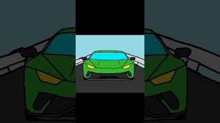 lambo huracan crash 330kmh animated (sorry jf it's Innacurate) #cars #crash #fyp #shorts #supercars