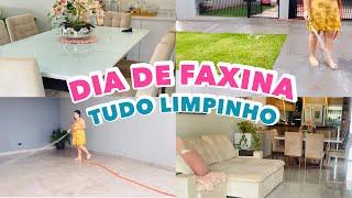 DIA DE FAXINA NA CASA TODA + TUDO LIMPINHO E ORGANIZADO 