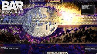 BAR - Beyond All Reason - Scavengers Gameplay in Speed Metal Map! - Very Hard Version