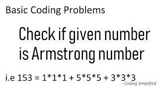 Check if given number is Armstrong number | Java