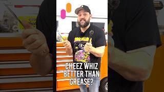 Cheese whiz! It's better than grease! #pinkorange @kraft @heinz #cheesewhiz #grease #better #tierod