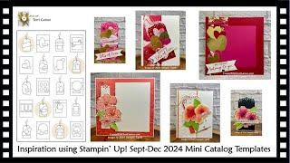 Create with Terri Gaines Projects using Stampin' Up!'s Sept-Dec 2024 Mini Catalog Templates