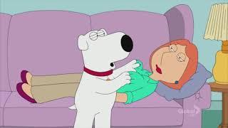 Brian presses lois boobs funny scene. Family guy