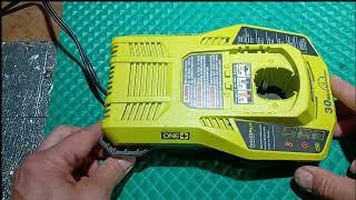 Royobi 18VDC battery charger repair (does not turn on / no lights)