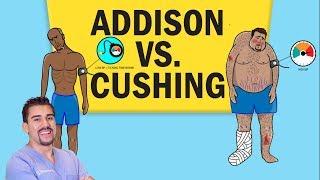 Addisons vs Cushing's Disease for NCLEX RN